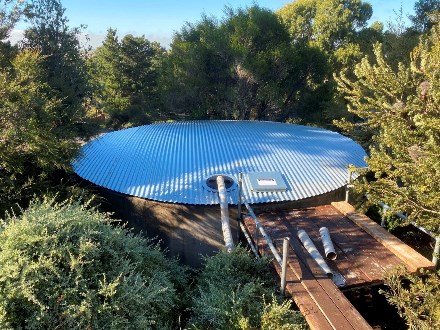 Pioneer Water Tank Installation Inside Of Concrete Tank